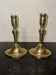 SOLD AS A PAIR: 
Two 
candlesticks, 
almost 
identical. 
Difference at 
the bottom of 
the barrel, the 
...