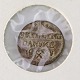 Antik mønt
Norsk 1 
skilling
år 1688
1,5 cm