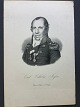 Portræt af 
Officer Carl 
Wilhelm Jessen 
- litografi af 
...
