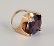 Thomas 
Skat-Rørdam, 
modernist 
cocktail ring 
in 14 karat ...
