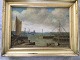 Maleri af Emma 
Meyer 1892 - 
Havneparti.