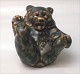 Royal 
Copenhagen 
Stoneware. 
22747 Brown 
bear on back 
-paws on paws 
(1 049 247) 7.5 
x 9 cm (0247) 
...