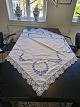Tablecloth 
beautifully 
embroidered 
with empire 
pattern ...