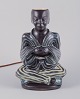 Einar Johansen 
for Søholm, 
Danish 
ceramist.
Rare ceramic 
table lamp.
Shaped as an 
Asian woman ...