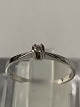 Gold Ring with 
Diamond 14 
Karat, White 
Gold
Size 52