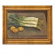 Carl Fischer, 
1887-1962, oil 
on canvas
Stillife with 
lemons and 
leeks
Signed
Visible size: 
...