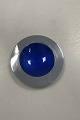 Georg Jensen 
Sterling Silver 
Tray (Blue 
enamel) No 1080