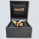 Birgitte Munch; A diamond ring of 14k gold and white gold