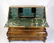 Chatol with 
four drawers, 
inlay and with 
interior 
painting. The 
chatol is made 
of light walnut 
...