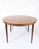 Round teak 
dining table 
designed by 
Severin Hansen 
in the 1960s 
and produced by 
Haslev ...