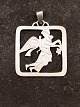 Art deco 
vedhæng 4 x 4,5 
cm. stemplet 
håndarbejde 
830s emne nr. 
612878