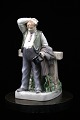 Bing & Grondahl 
porcelain 
figurine of 
"The Thirsty 
Man" "The 
Tuborg Man" 
made after Erik 
...