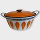 Catrineholm, 
Lotus pot, 
orange, 
diameter 
without handle 
27cm, 12cm 
high, Design 
Grete Prytz ...