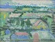 Leo Thellefsen 
(1909 - 1997), 
oil on board. 
Modernist ...