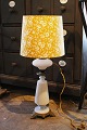 Antique, 19th 
century table 
lamp in white 
opal glass with 
bronze 
fittings. 
The lamp was 
...