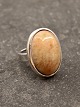 Sterling sølv 
ring med 
solsten 
størrelse 53 
emne nr. 613755