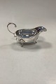 Gravy pot. 
Silver plated