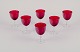 Monica Bratt 
for Reijmyre, 
Sweden.
A set of six 
...