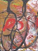 Sturm, Helmut 
(1932 -) 
Germany: 
Composition. 
Mixed media on 
canvas. 68 x 52 
cm. Named on 
the ...