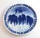 Royal Copenhagen. Memorial Plate # 95. The Danish Expedition to the Northeast 
Coast of Greenland 1906-1908. 1909. Diameter 23 cm.