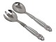 Georg Jensen 
Konge sølv og 
rustfrit stål, 
salatsæt.
Produceret 
efter 1945.
Længde 19,9 og 
...