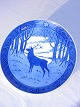 Royal 
Copenhagen 
Christmas plate 
from 1960. Stag 
in the forest. 
Designed by 
Hans Henrik 
Hansen.  ...