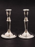 A pair of 830 silver candlesticks