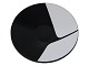 Ib Geertsen, 
black and white 
enamel dish.
Diameter 17.5 
cm.
Excellent 
condition.