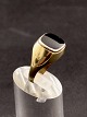 8 carat gold 
ring size 63-64 
with onyx from 
goldsmith 
Herman 
Siersb&#65533;l 
Copenhagen item 
no. ...