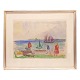 Jens 
Søndergaard, 
1895-1957, 
water color
Landscape 
signed and 
dated 1945
Visible size: 
...