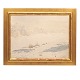 L. A. Ring, 
1854-1933, 
water color, 
winter 
landscape. ...