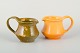 Kähler pitchers 
with uranium 
glaze.