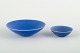 Per 
Linnemann-
Schmidt for 
Palshus, two 
bowls
Two stoneware 
bowls in a 
deep, vibrant 
blue glaze ...