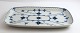 Bing & Grondahl. Blue painted. Square serving dish with lace border. Model 
364.6. Length 27 cm. Width 15.5 cm. (1 quality).