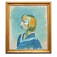 Harald 
Gierisng, 
1881-1927, oil 
on canvas. 
Portrait of ...