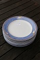 Magnolia Blue Danish porcelain, luncheon plates 22cm. OFFERS for more.