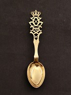 A Michelsen gold plated sterling silver commemorative spoon