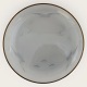 Lyngby Glass, 
Serving dish, 
Seagull Crystal 
glass with cuts 
and gold rim, 
28.8cm in 
diameter ...