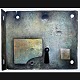 "Old lock" Oil 
painting on 
canvas in 
natural frame.