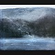 "Blue evening, 
Norway" Oil 
painting on 
canvas. mounted 
...