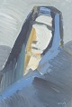 Jerker 
Helander, 
Swedish artist
Abstract 
composition.
Gouache on 
paper.
An early work 
by ...