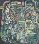 Carsten 
Hellström
Swedish artist
“Krets II”.
Oil on board, 
1982.
An expressive 
work by ...
