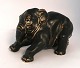 Royal 
Copenhagen. 
Stoneware 
elephant 
figurine. Model 
22171. Length 
21 cm. (2 
quality)