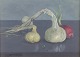 M. Arborelius 
(1979)
Oil on panel.
A still life 
with onions and 
garlic rendered 
in muted ...