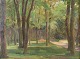 French artist
Forest Scene 
from Toulon.
Oil on canvas.
A tranquil 
forest motif 
with a path ...