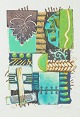 Alain Soucasse 
(b. 1951)
Lithograph, c. 
1980s
A colorful and 
dynamic 
lithograph 
where ...