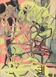 Gunnar Fohlin 
(1924–1998)
Gouache on 
paper
1962
A dynamic 
abstract work 
executed in ...