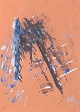 Unknown artist
Abstract 
composition.
Mixed media on 
paper.
An expressive 
abstract work 
...