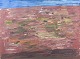 Sven Erik 
Markhed
“Rött 
landskap”.
Oil on canvas.
An expressive 
landscape 
painting by the 
...