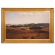 Janus la Cour, 
1837-1909, oil 
on canvas. View 
over the ...
